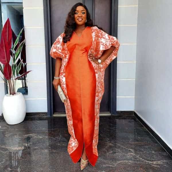 Womens Middle Eastern Ethnic-Style Long Robe Printed Dress